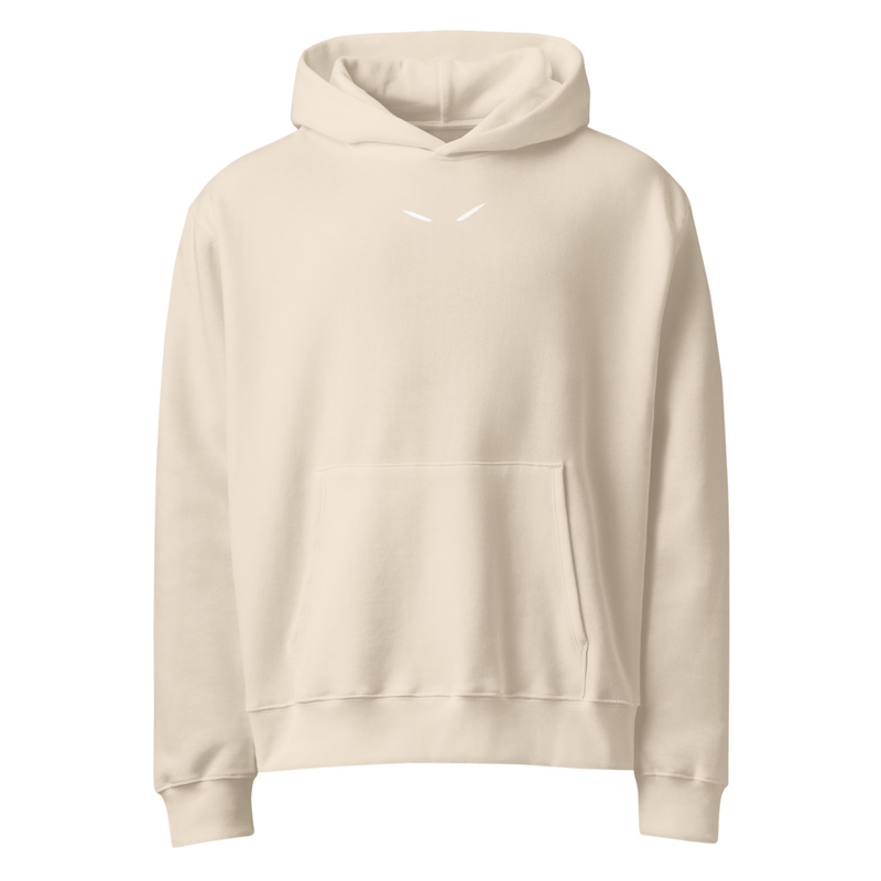 "SHH" Oversized Unisex Hoodie - Dust