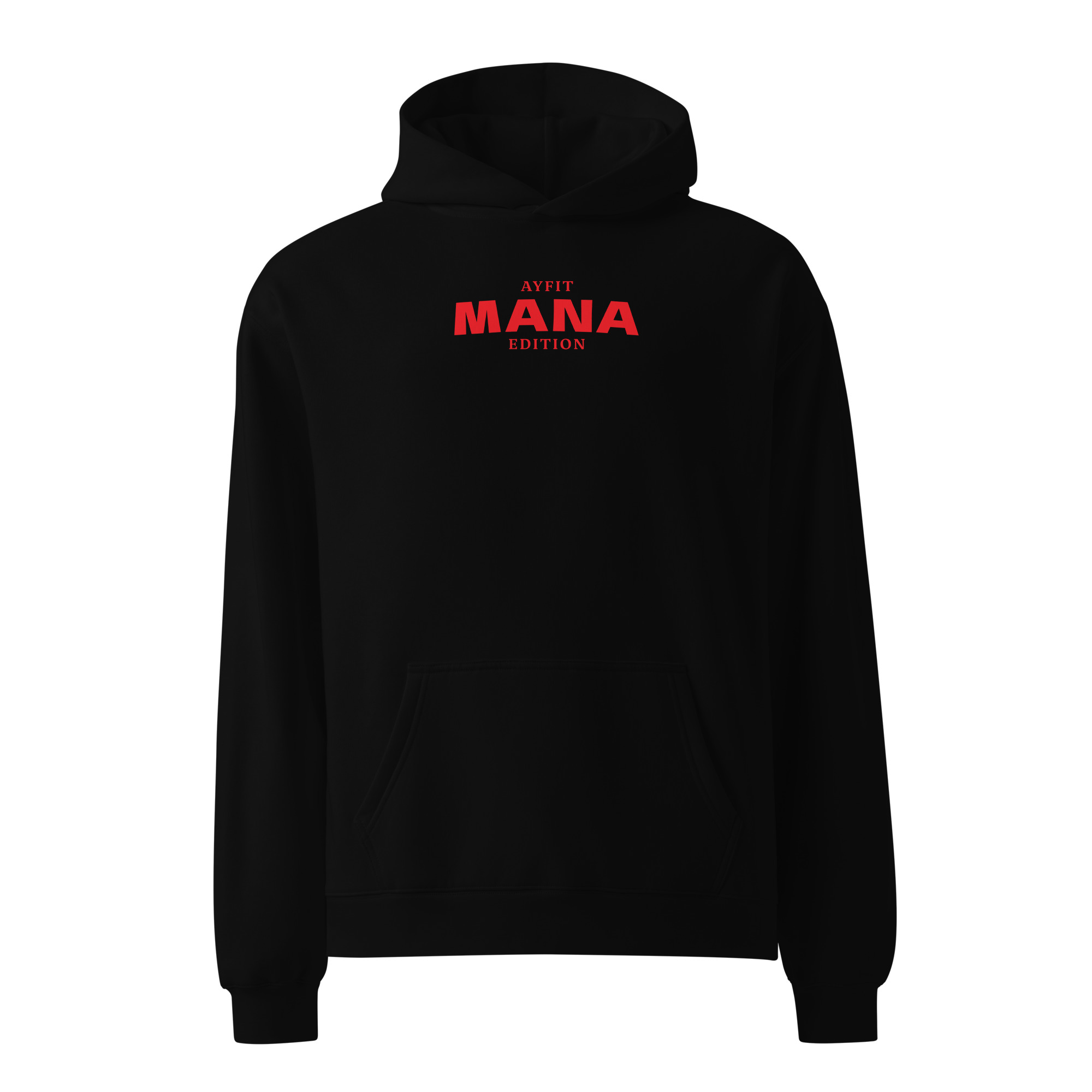 "MANA" Oversized Unisex Hoodie - Red