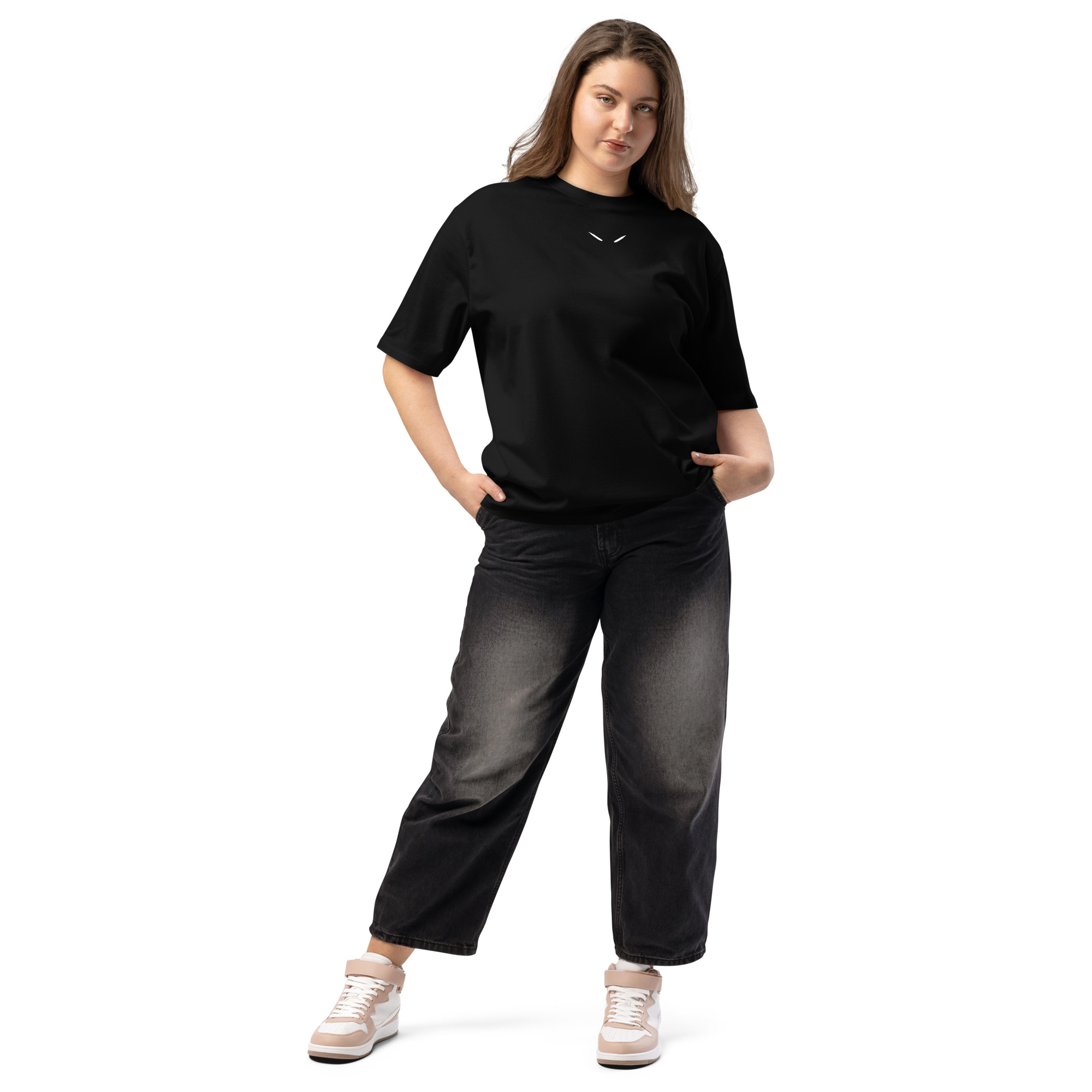 "SHH" Oversized Unisex Tee - Black
