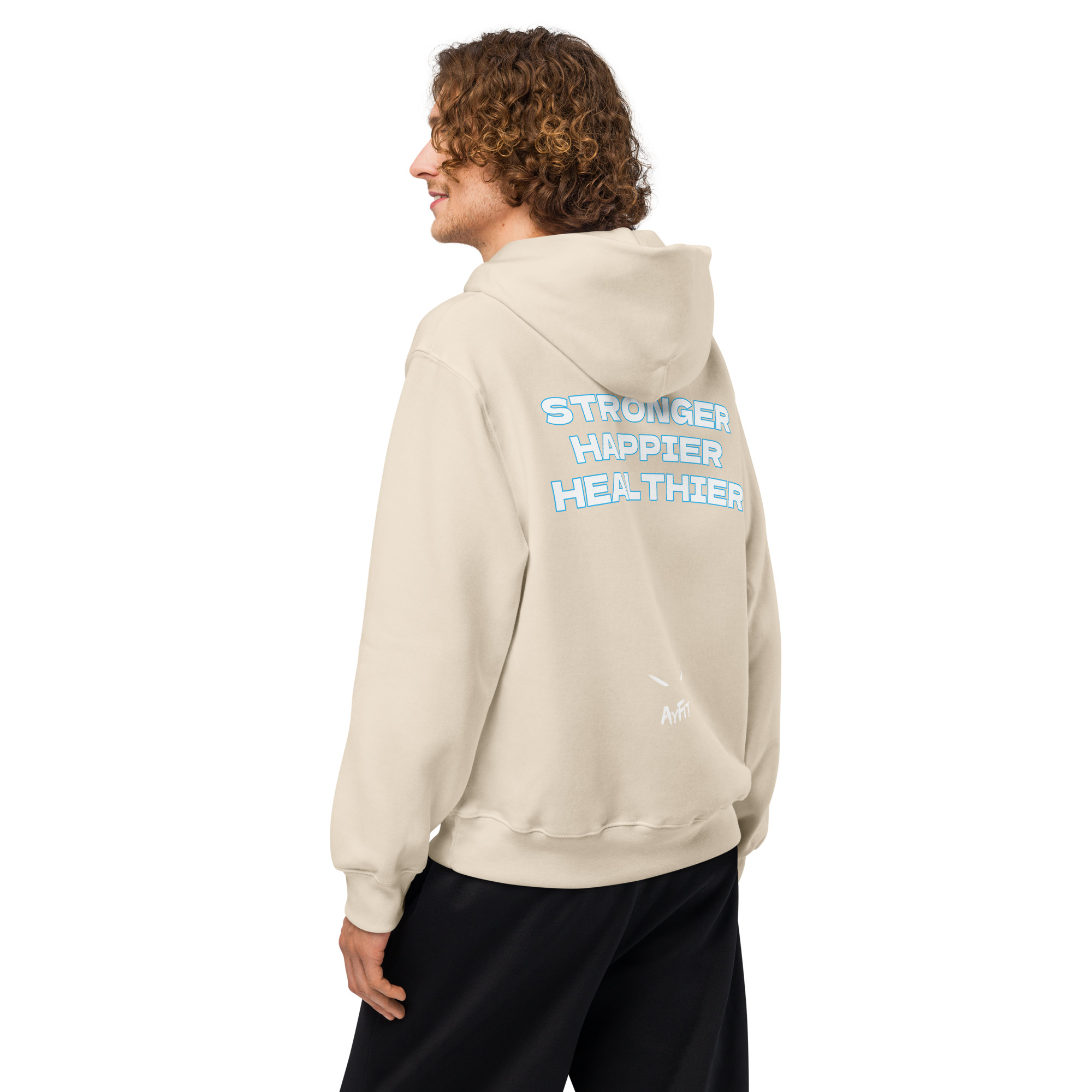 "SHH" Oversized Unisex Hoodie - Dust
