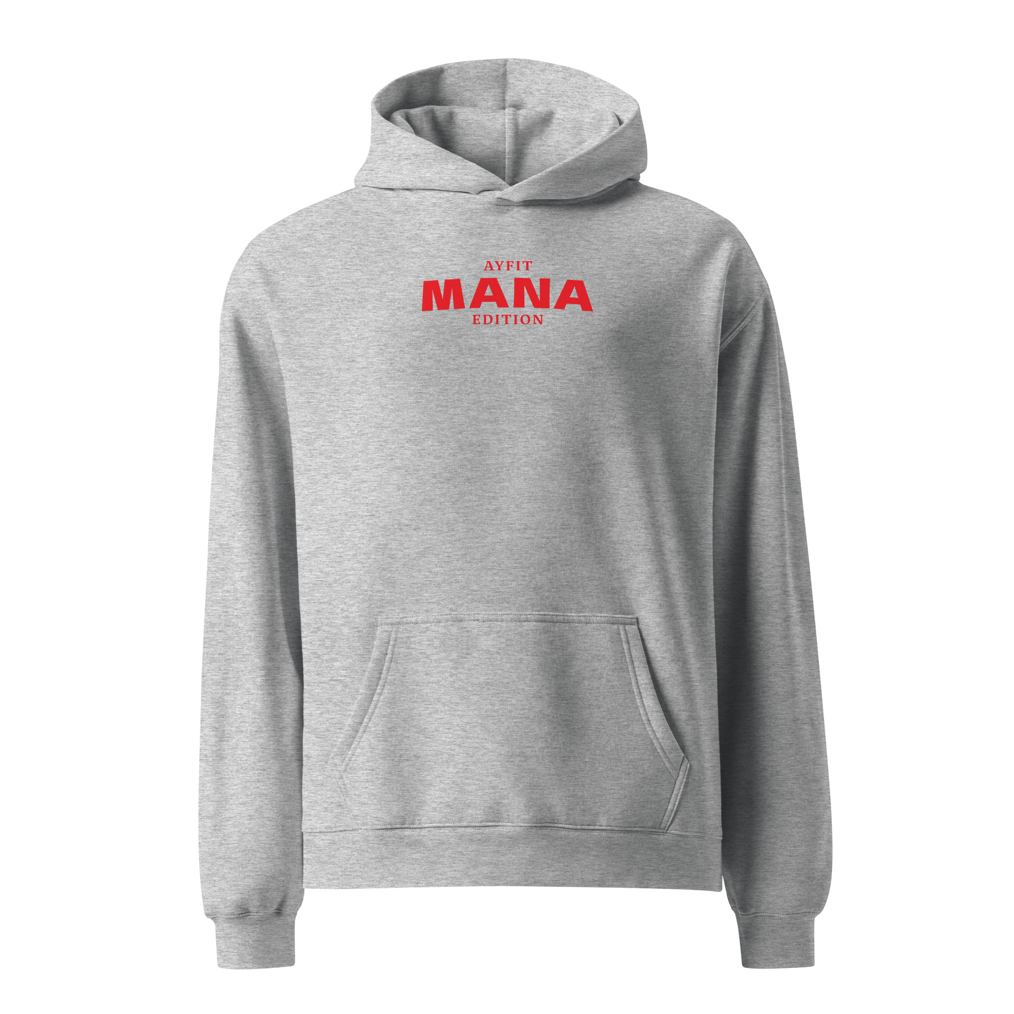 "MANA" Oversized Unisex Hoodie - Grey