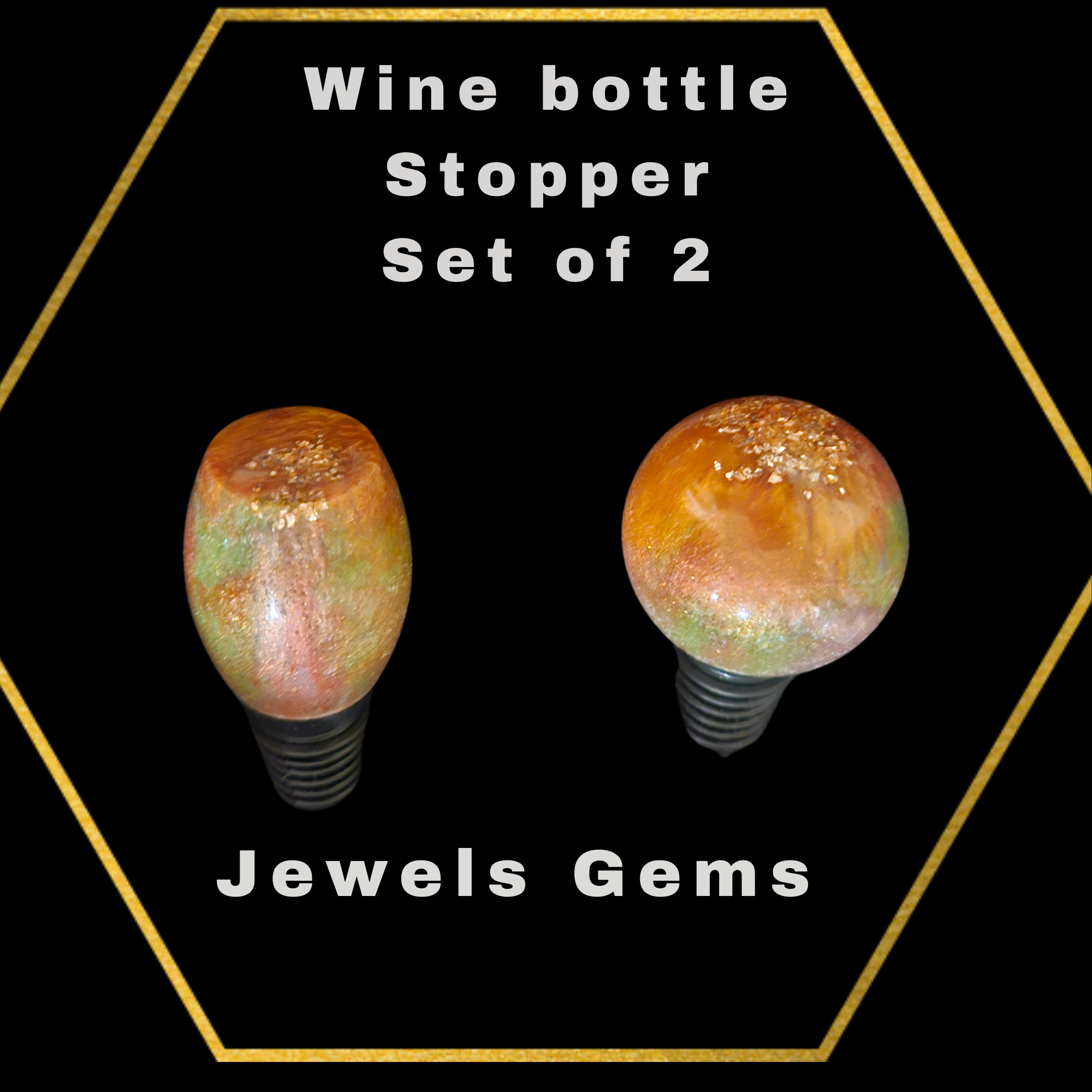 Resin Custom WIne Stoppers