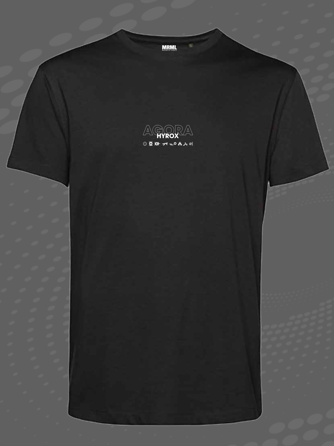 T-shirt HYROX Agora x Marmule NOIR