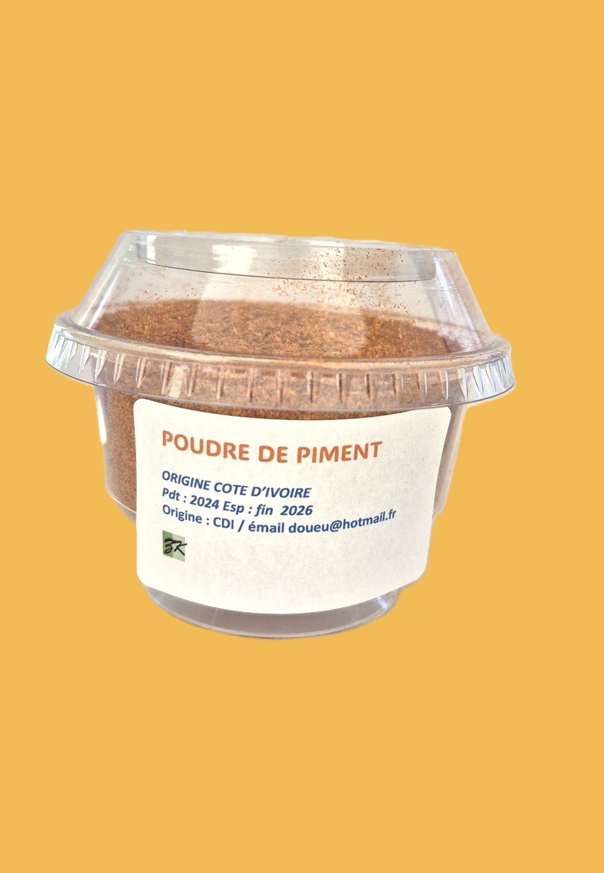 PIMENT POUDRE POTS (100g) 28 P x 1.50 euros