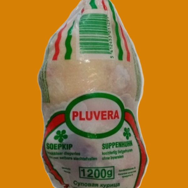 Poule dur Pluvera 10 x 1.2 kg (12kg x 3.10 euros kg)