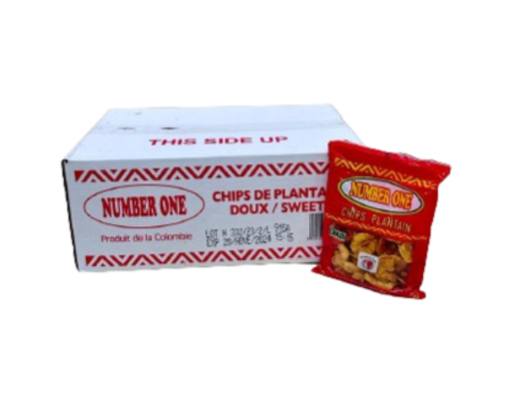 chips number one sucre -doux 20 x 85gr (0.74centimes/pièces)