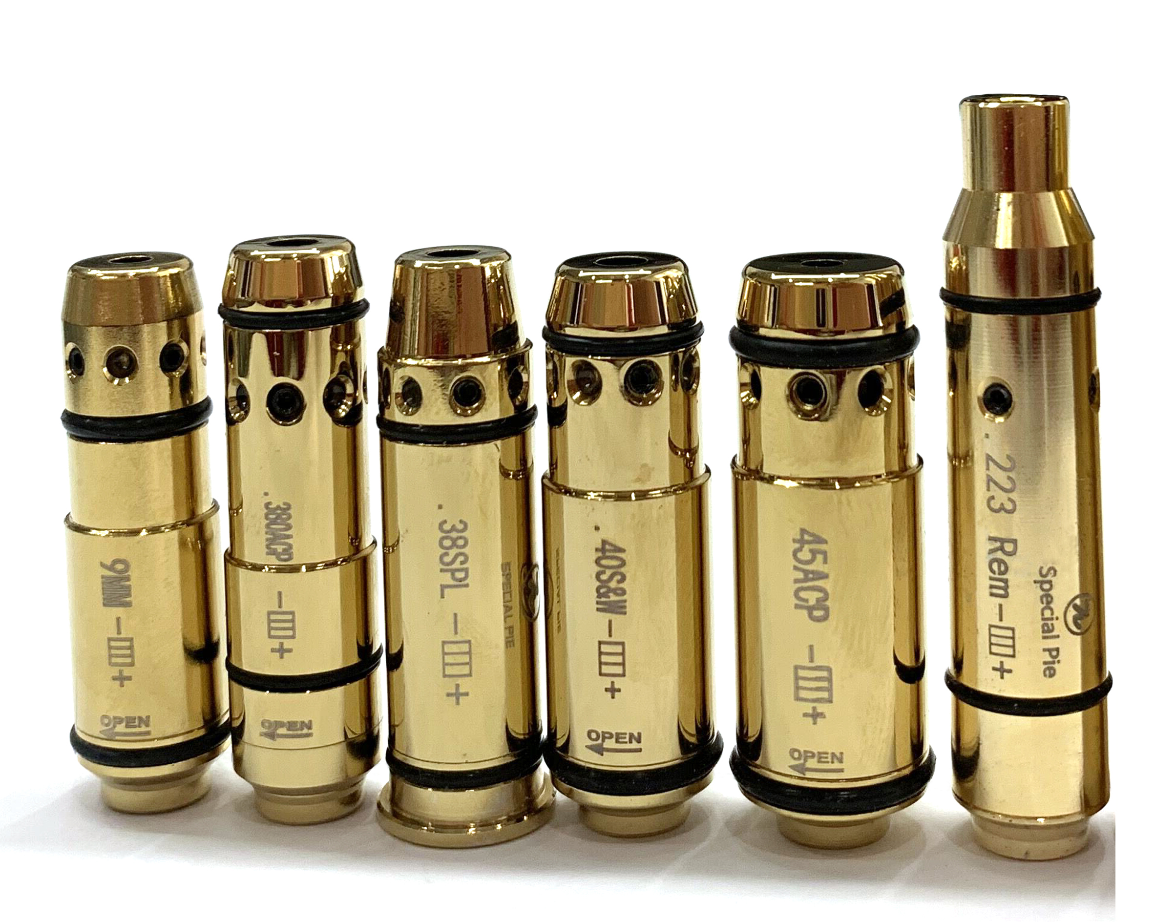 Cartouche laser d’entraînement – Disponible en 9mm, .380 ACP, .38 SP, .40 S&W, .45 ACP, .223 Rem