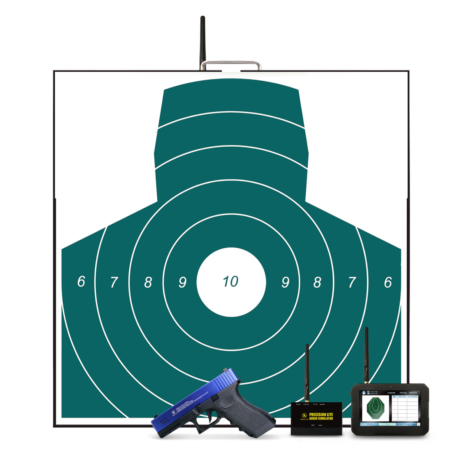 Système de tir laser de précision M416B analyse en temps réel