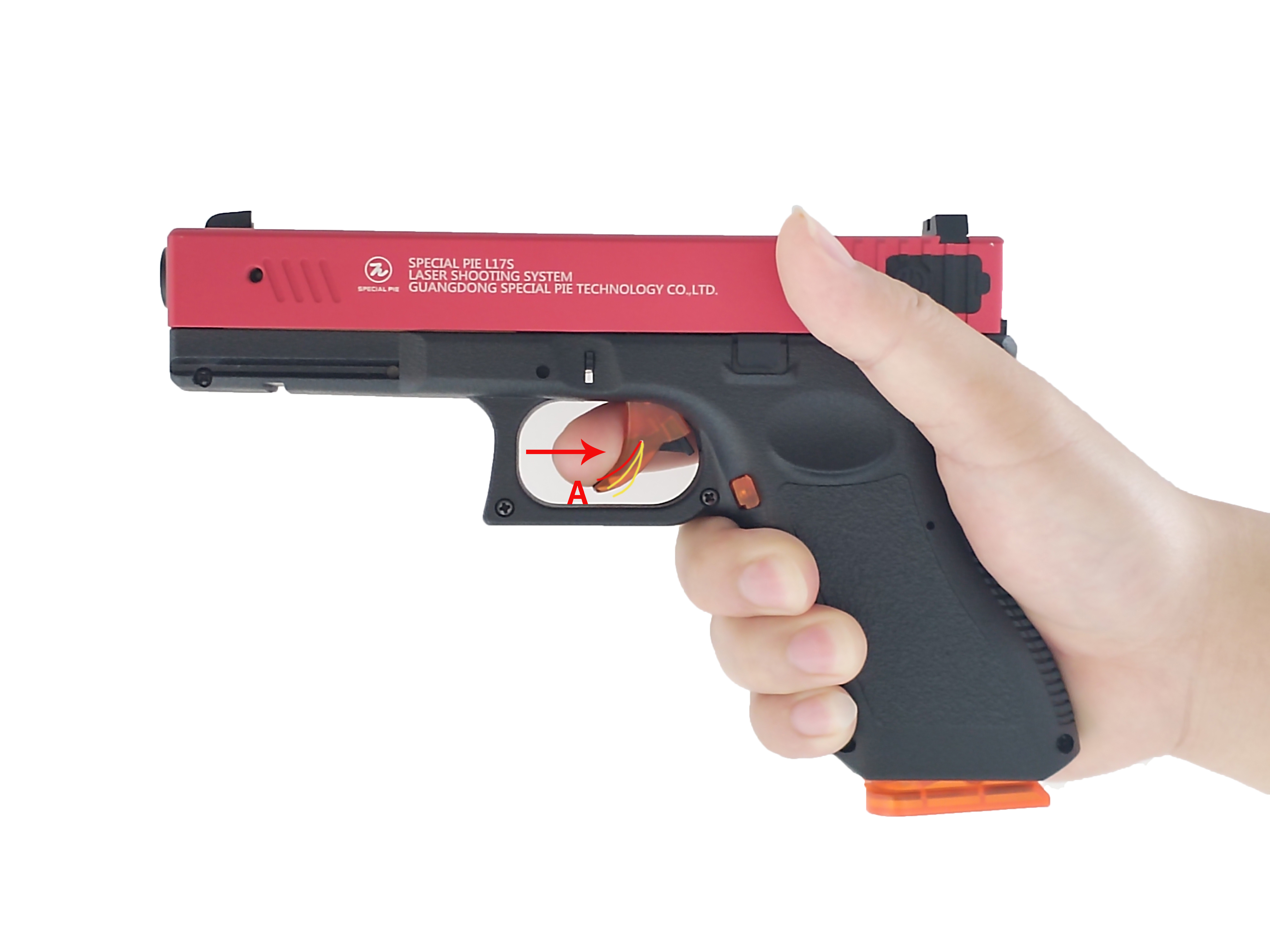 Simulateur de tir laser L17S plein format avec chargeur réaliste