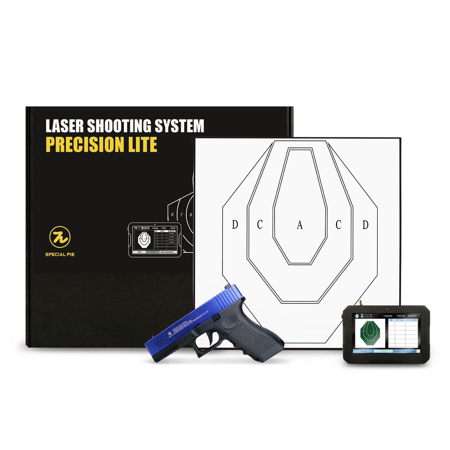 Système de tir laser compact M416S avec cible IPSC connectée