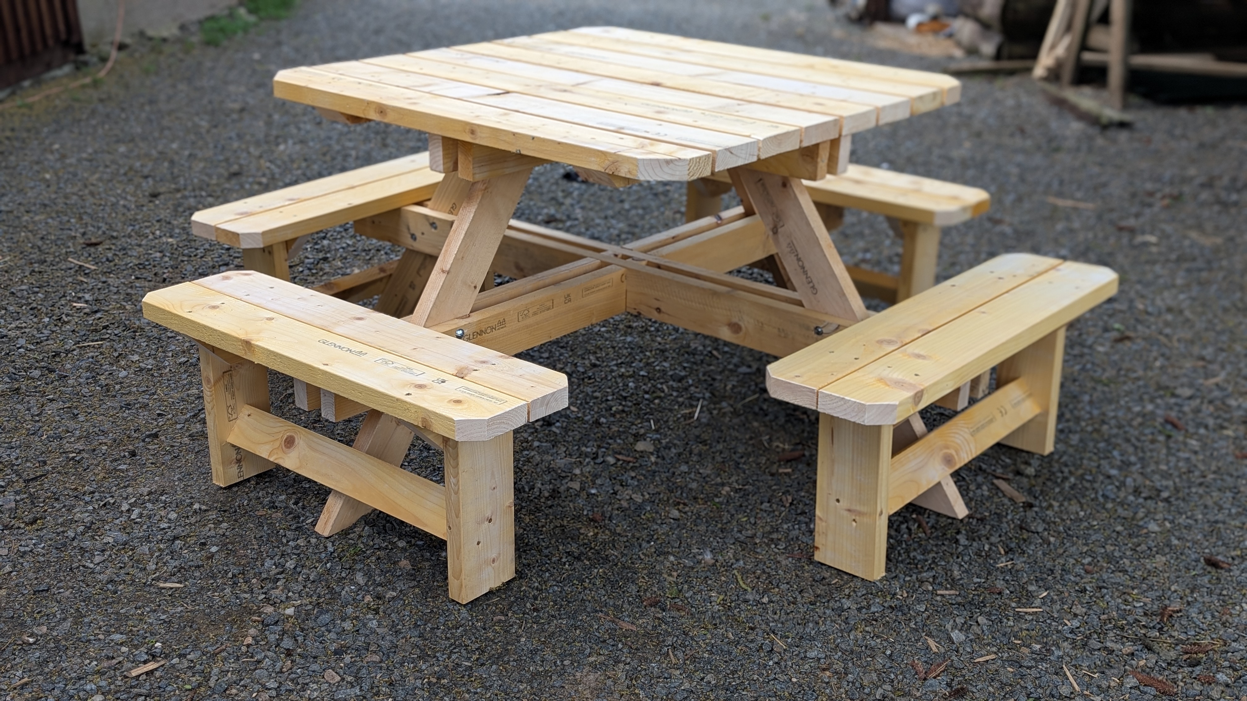 8 Seater Garden Bench