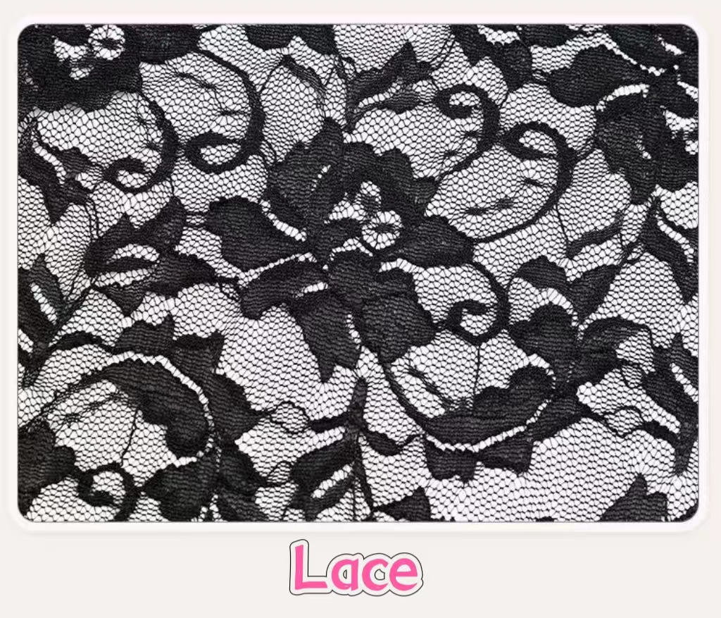 Elegant black lace dress