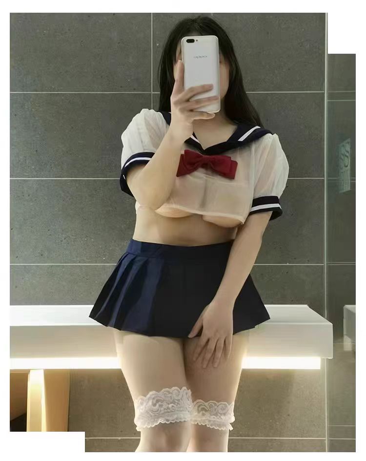 Sailor-style lingerie set