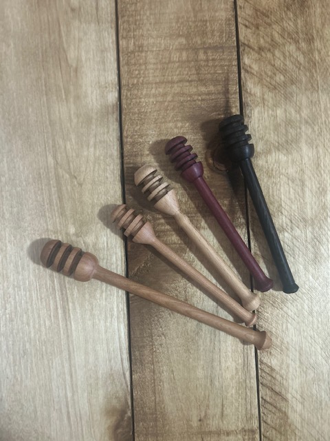 Wooden Honey Dipper