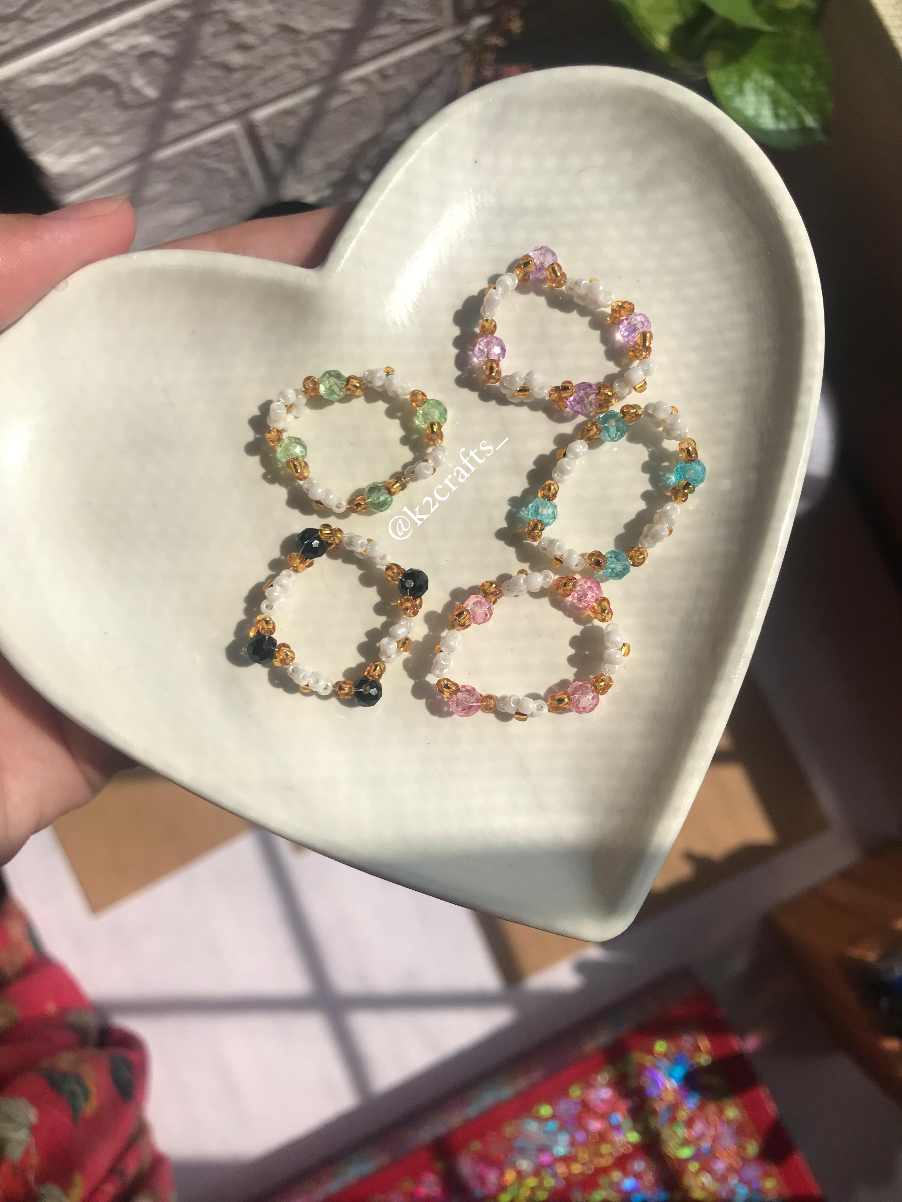 Set of 5 Daisy Rings