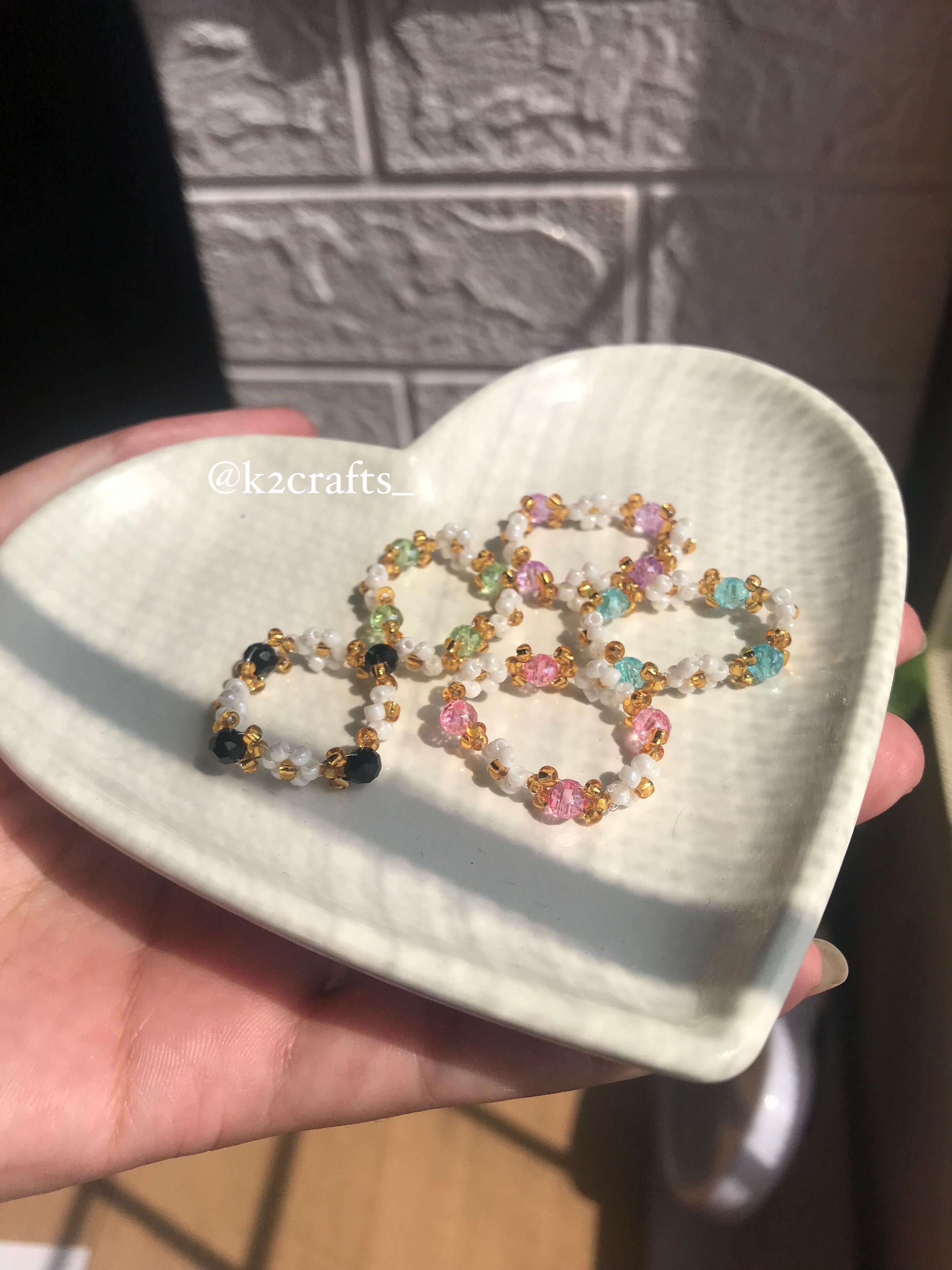 Set of 5 Daisy Rings