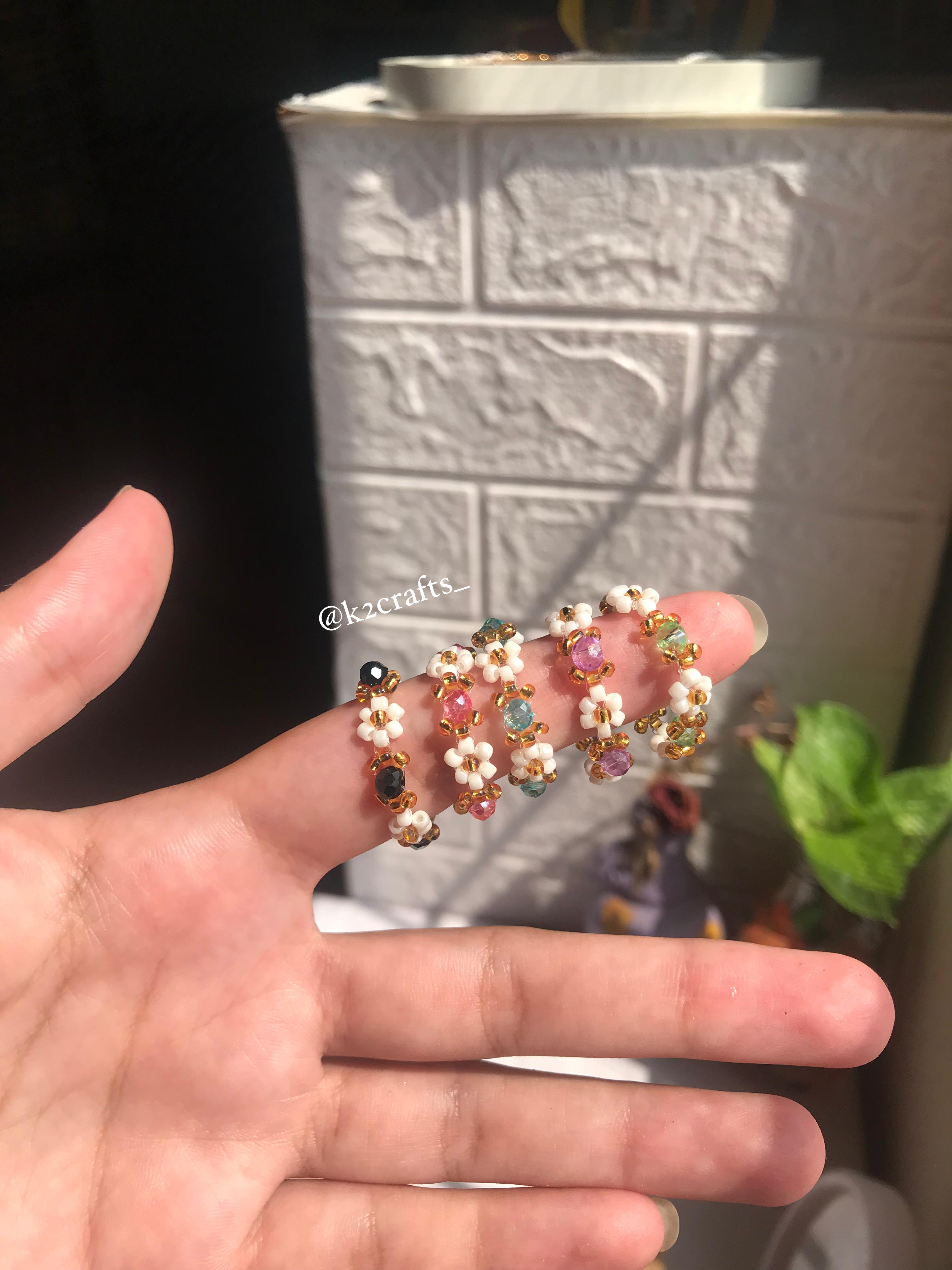 Set of 5 Daisy Rings