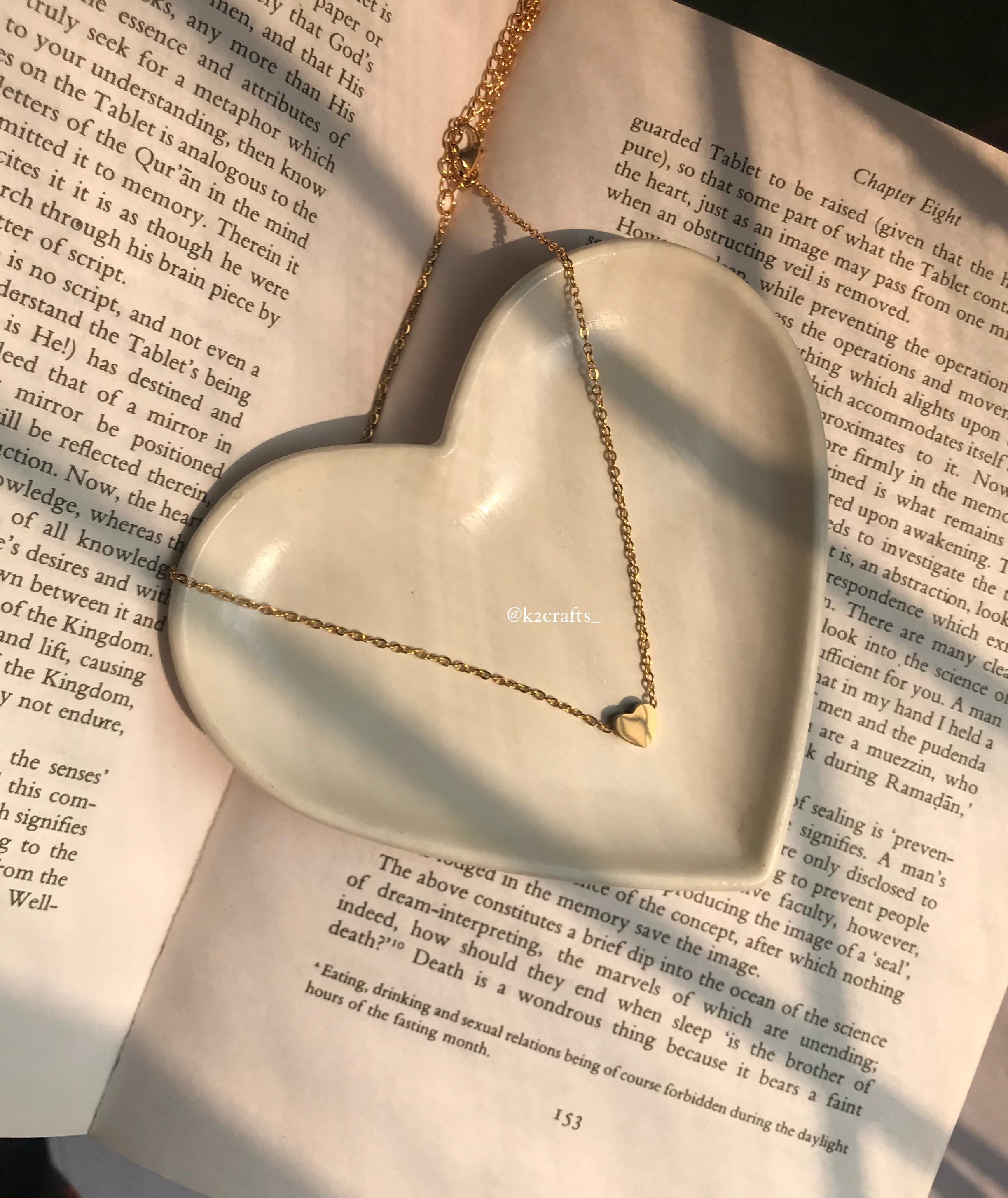 Dainty Heart Pendent Necklace 