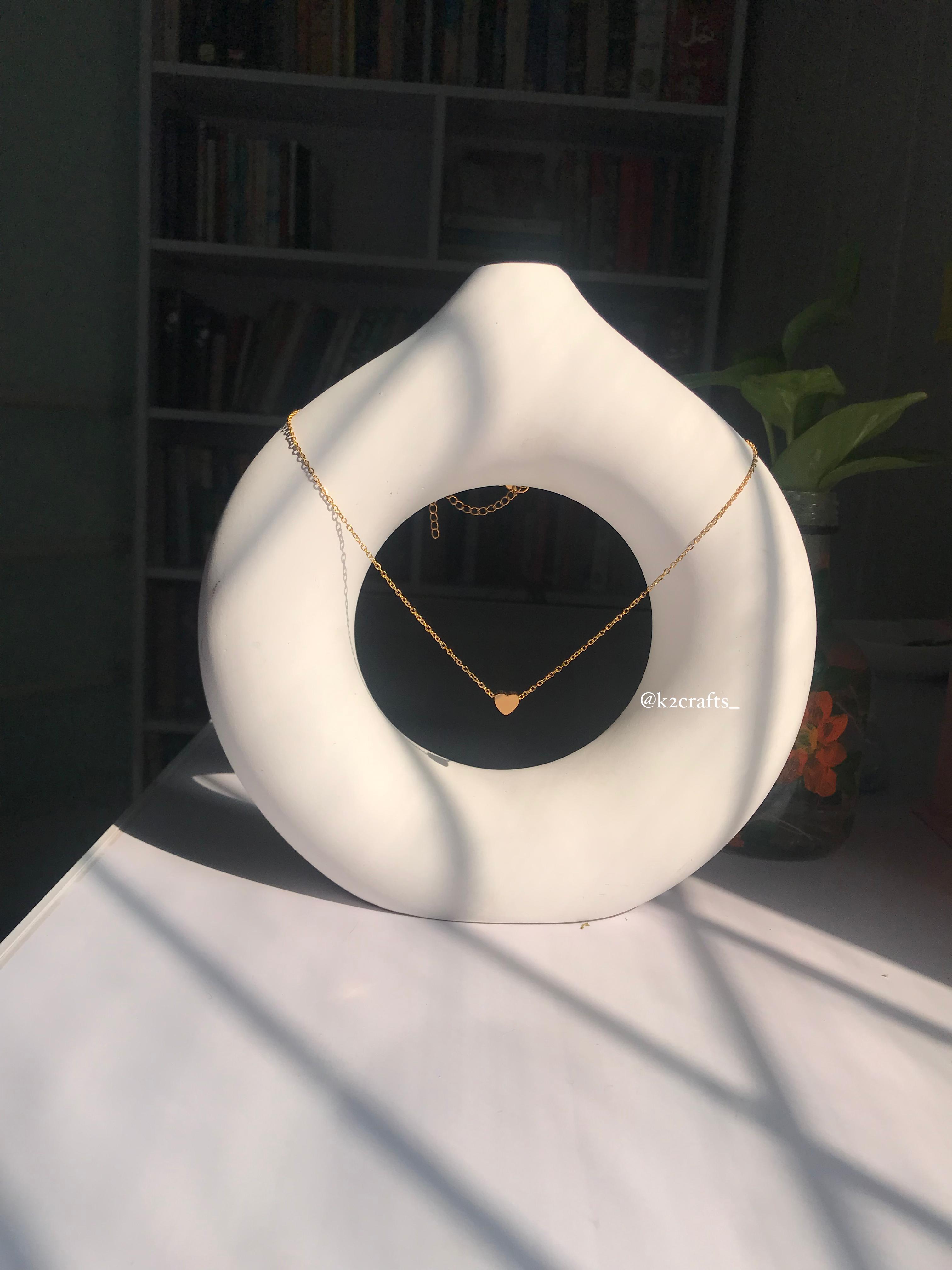 Dainty Heart Pendent Necklace 