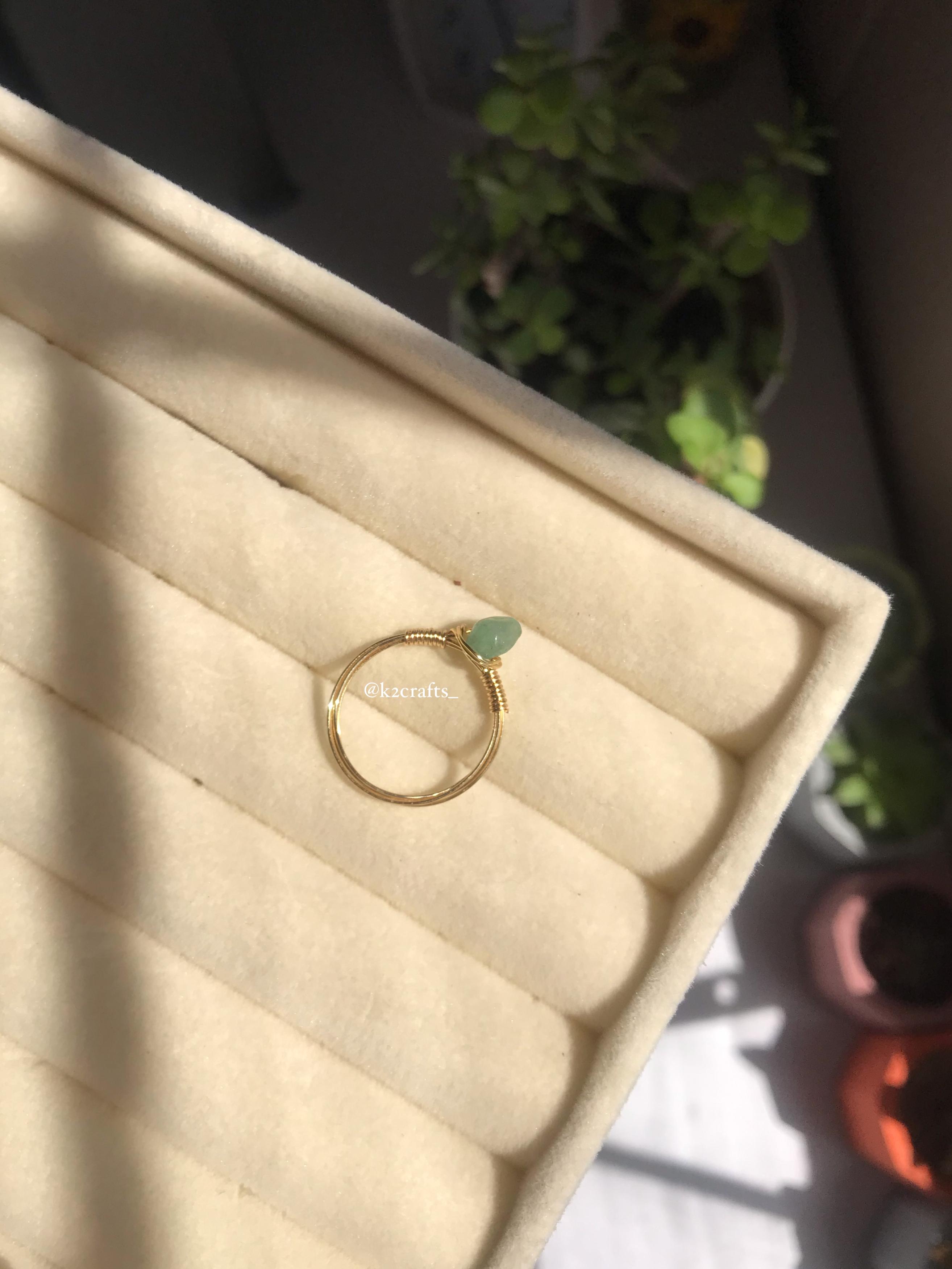 Green Aventurine Ring