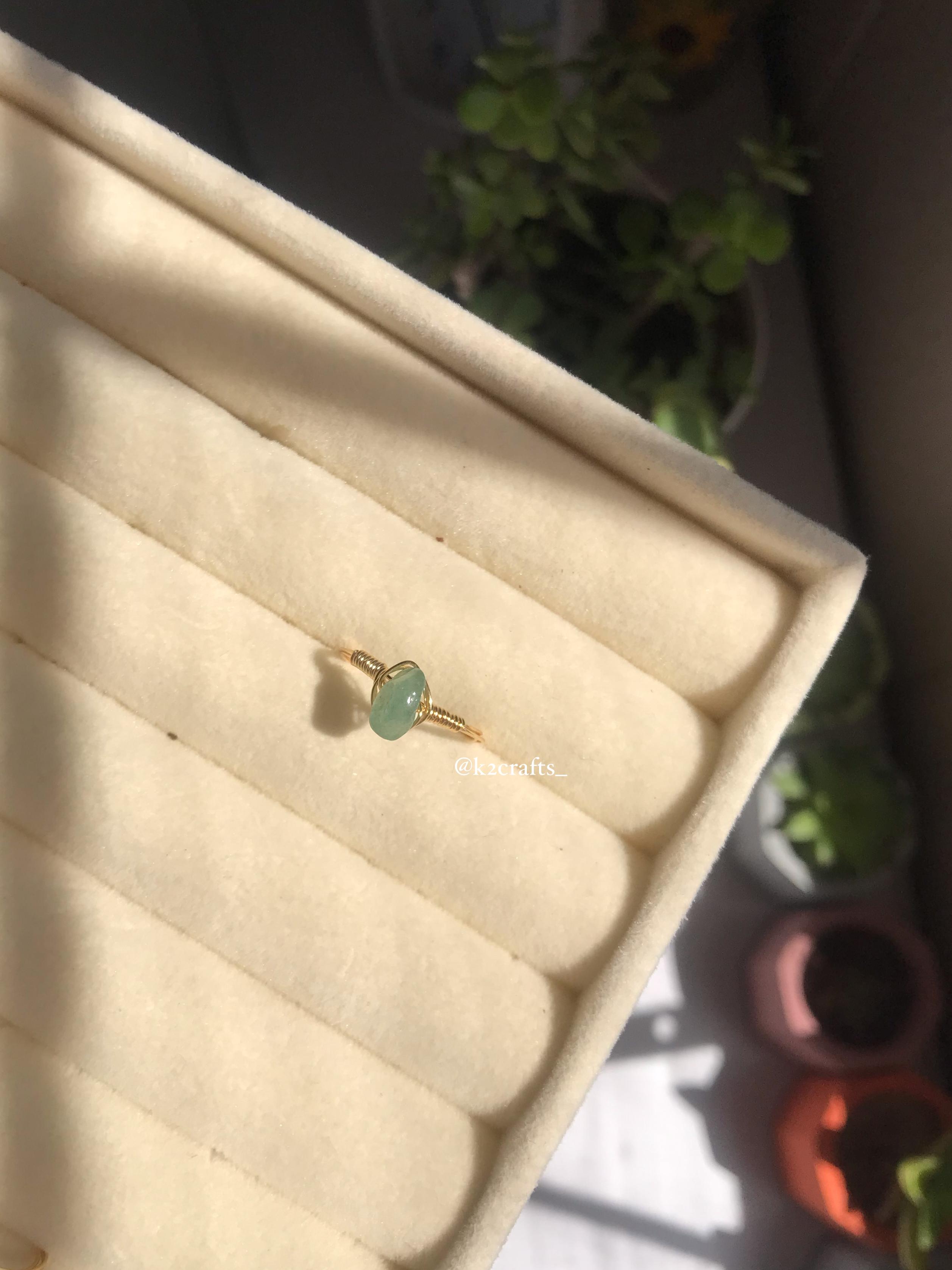 Green Aventurine Ring