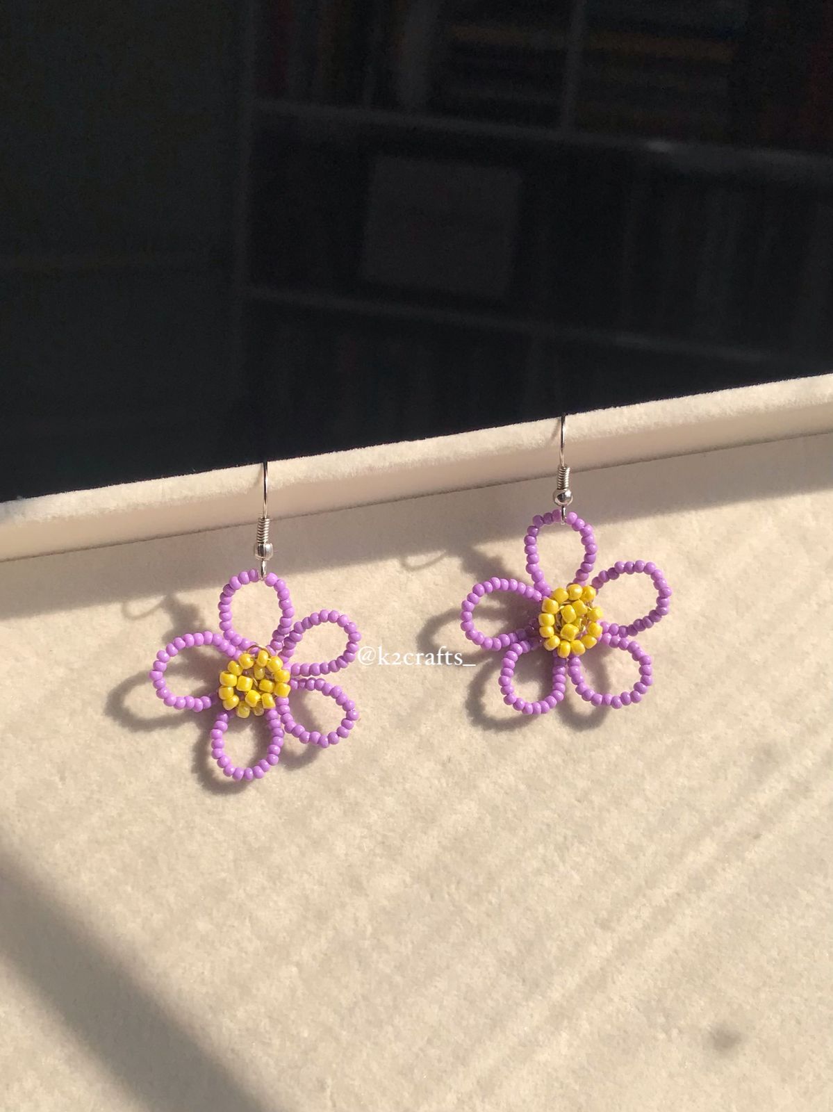 Lavender Charm Floral Earrings