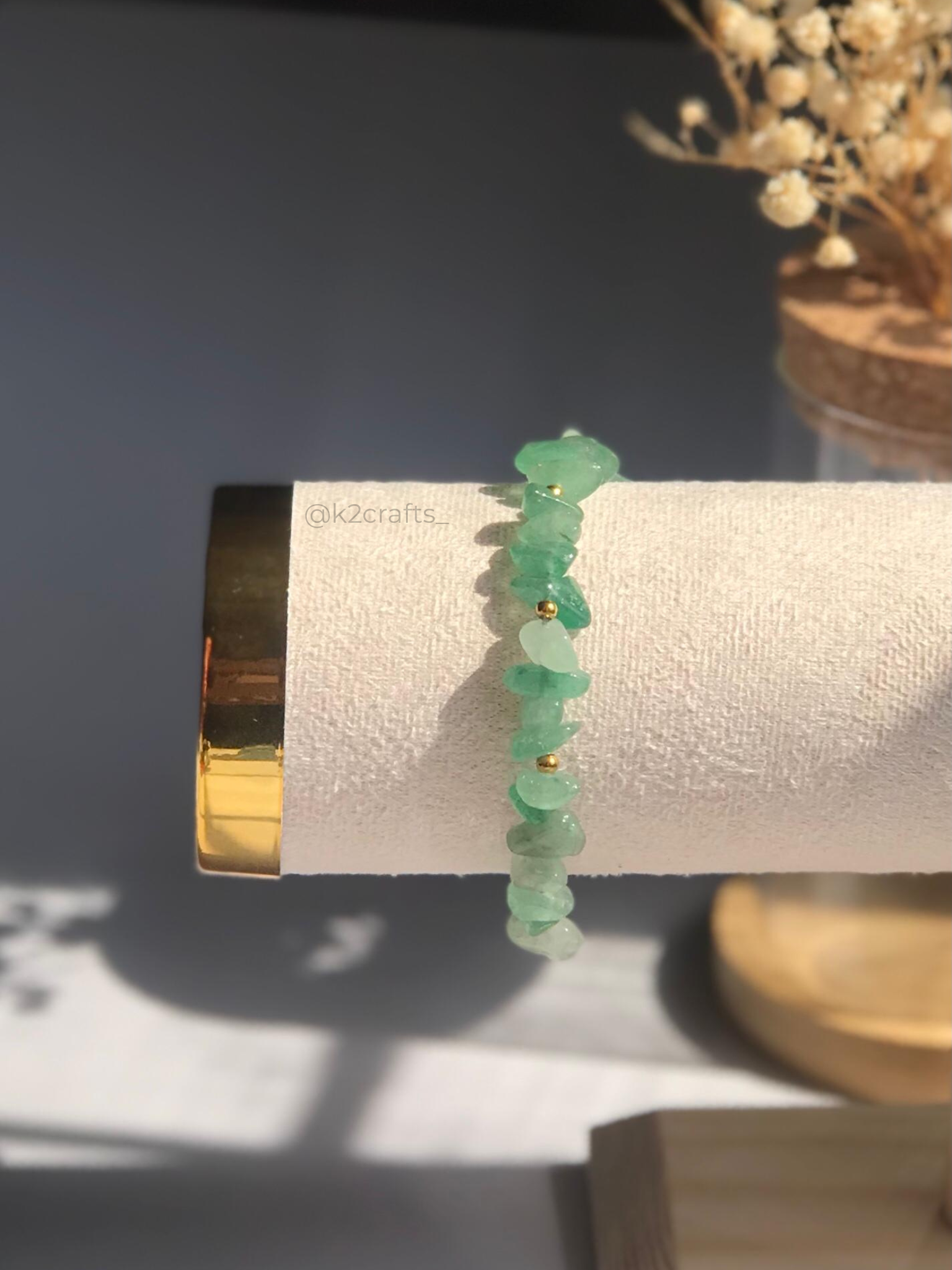 Green Aventurine Gemstone Bracelet