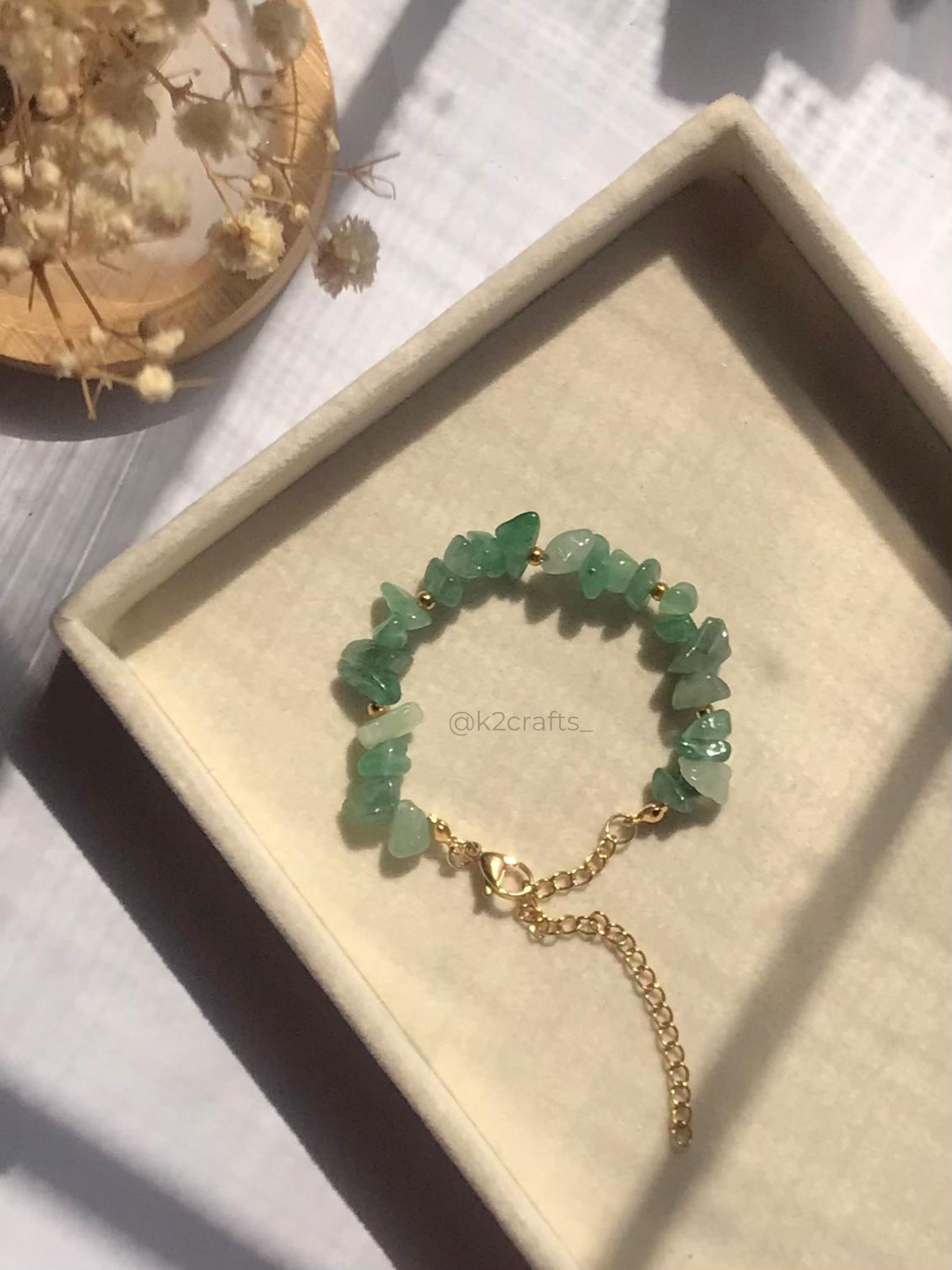 Green Aventurine Gemstone Bracelet