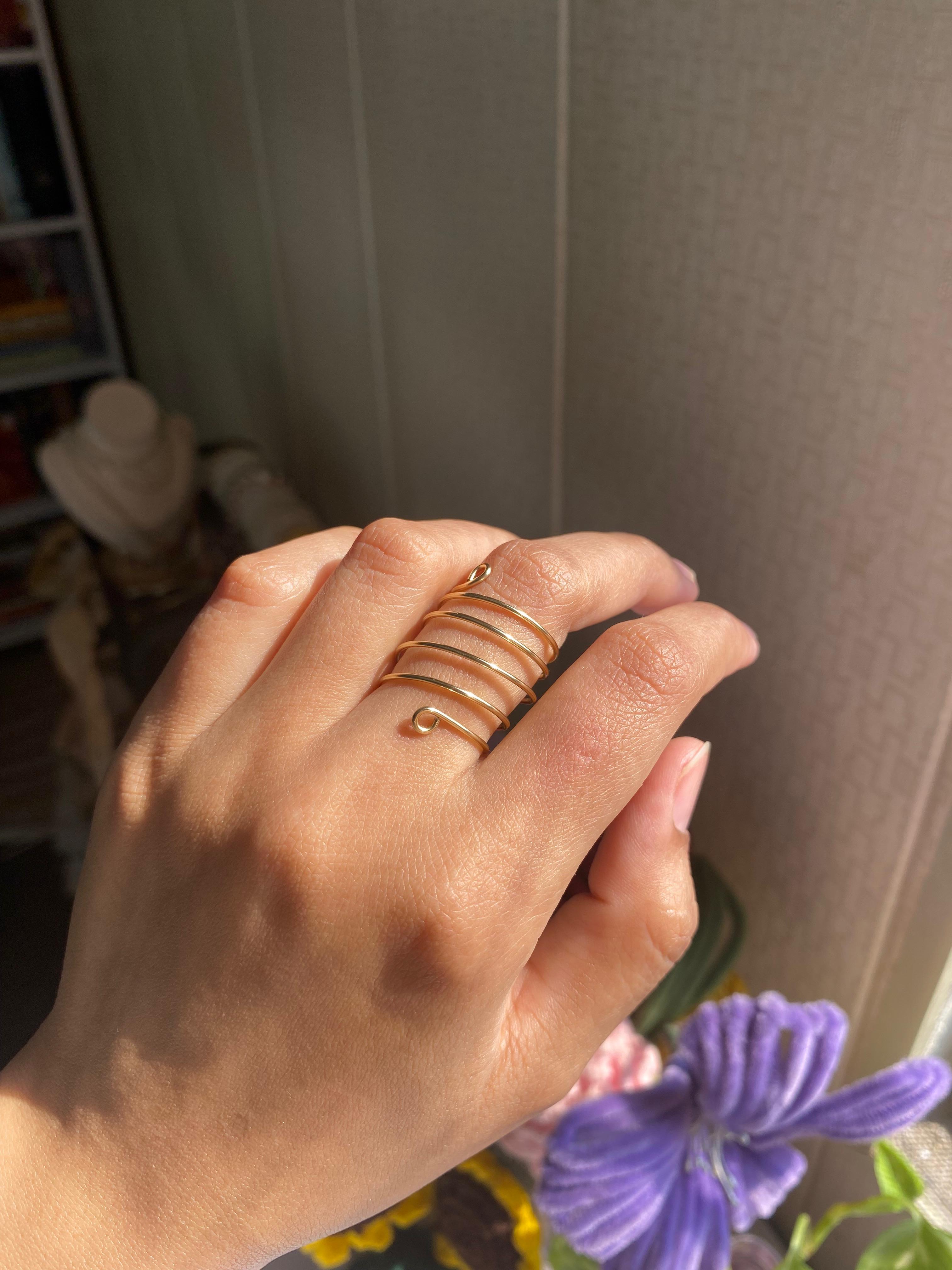 Golden Spiral Ring