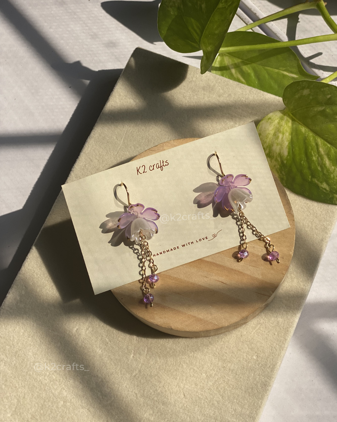 Floral Blossom Drop Earrings