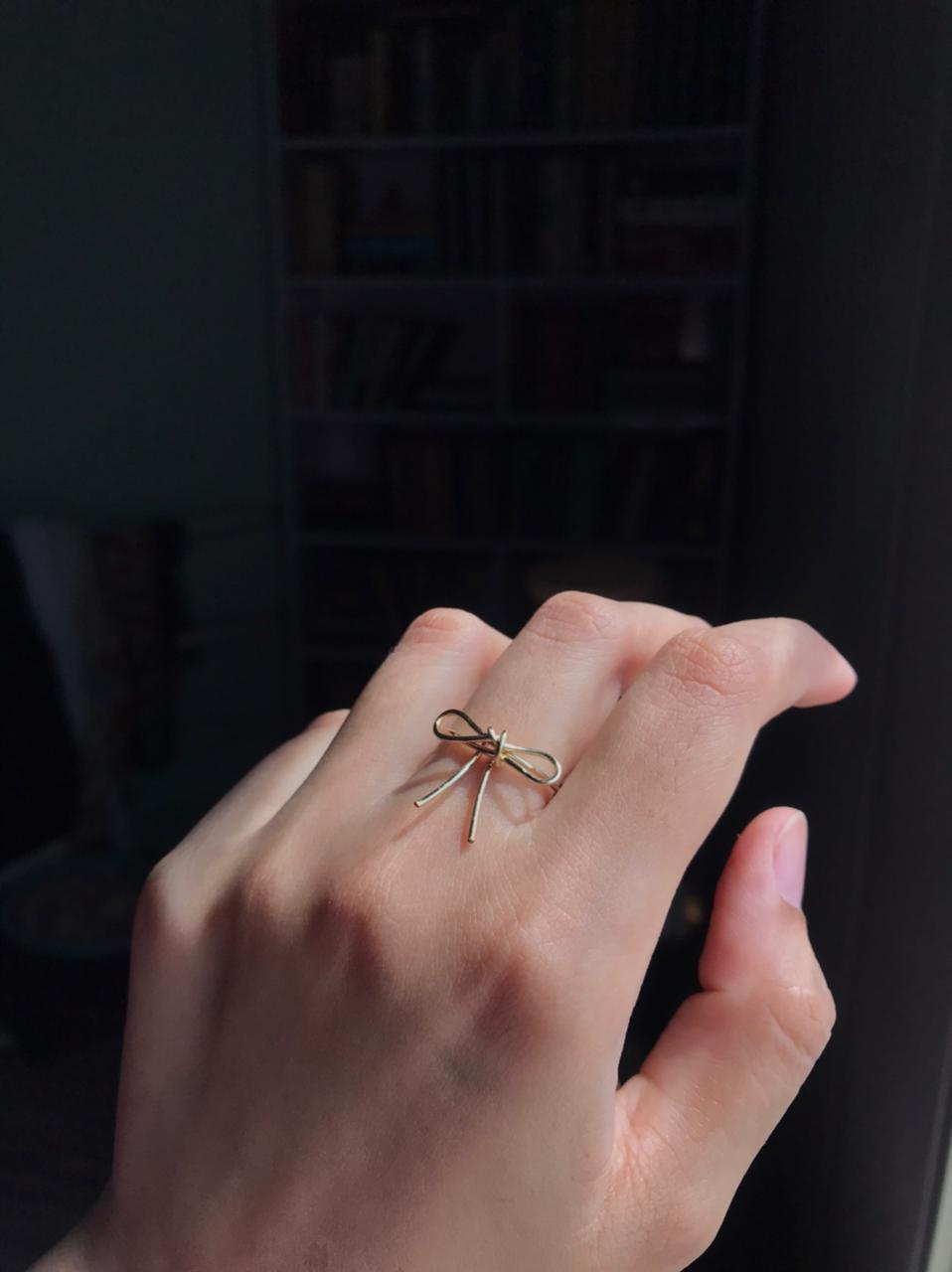 Gold Bow Knot Ring
