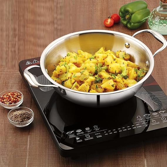 TRYPLY STAINLESS STEEL KADAI