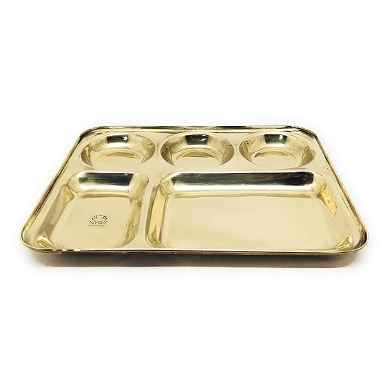 Pure Brass 5 IN 1 Thali