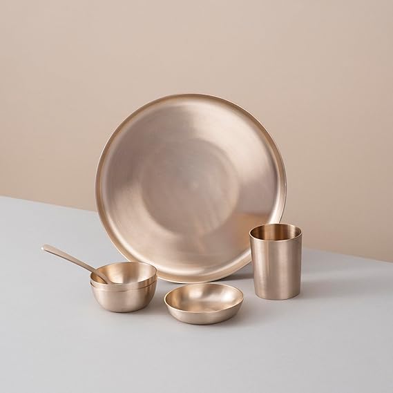 Pure Kasha Elegant thali set 6pc