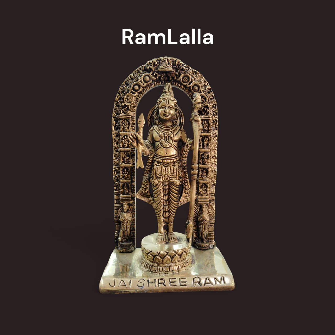 Ayodhya Ram Lalla idol ( 7 inch )