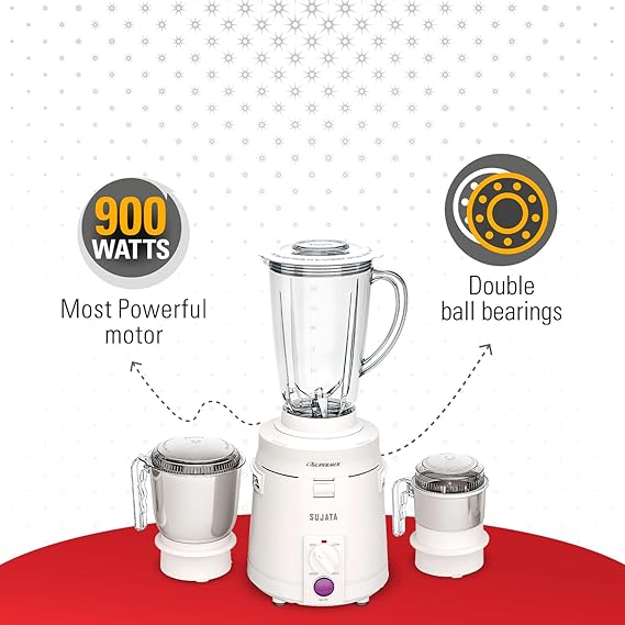 Sujata Supermix 900 Watts Mixer Grinder