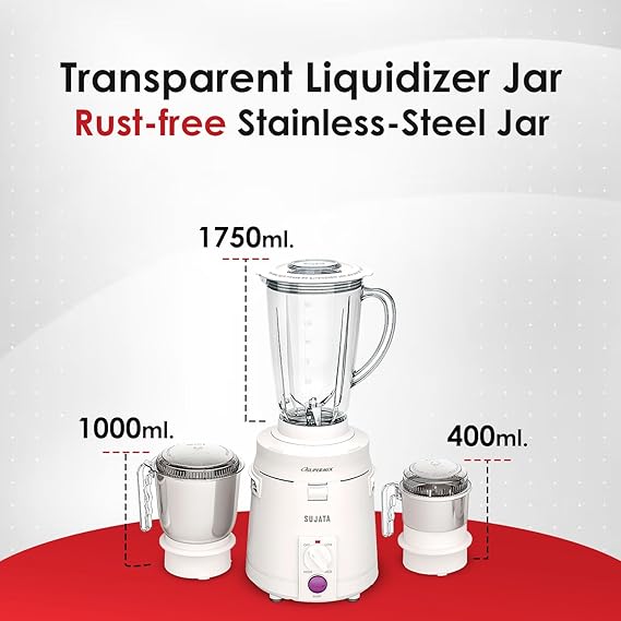 Sujata Supermix 900 Watts Mixer Grinder