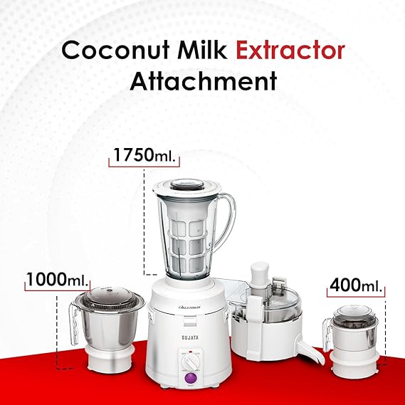 Sujata Multimix 900 Watts Mixer Grinder with Juicer