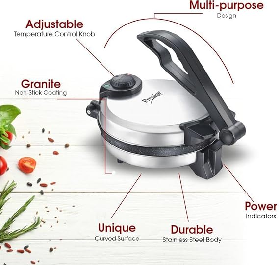 Prestige Rotimaker PRM 5.0, 900 Watts, Silver