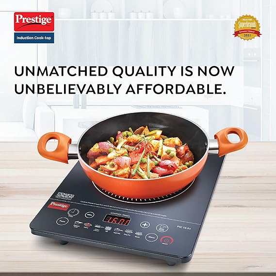 Prestige Pic 15.0+ 1900-Watt Induction Cooktop 