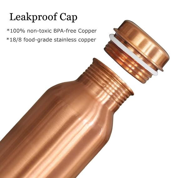 Pure Copper Water Bottle 1000 ML