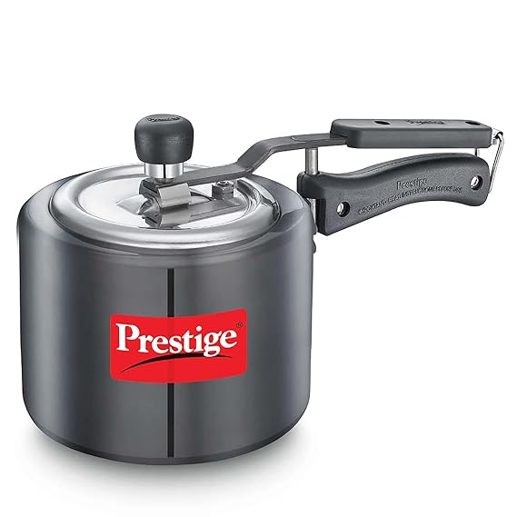 Prestige Nakshatra Duo Plus Svachh Hard Anodised Aluminium Pressure Cooker 