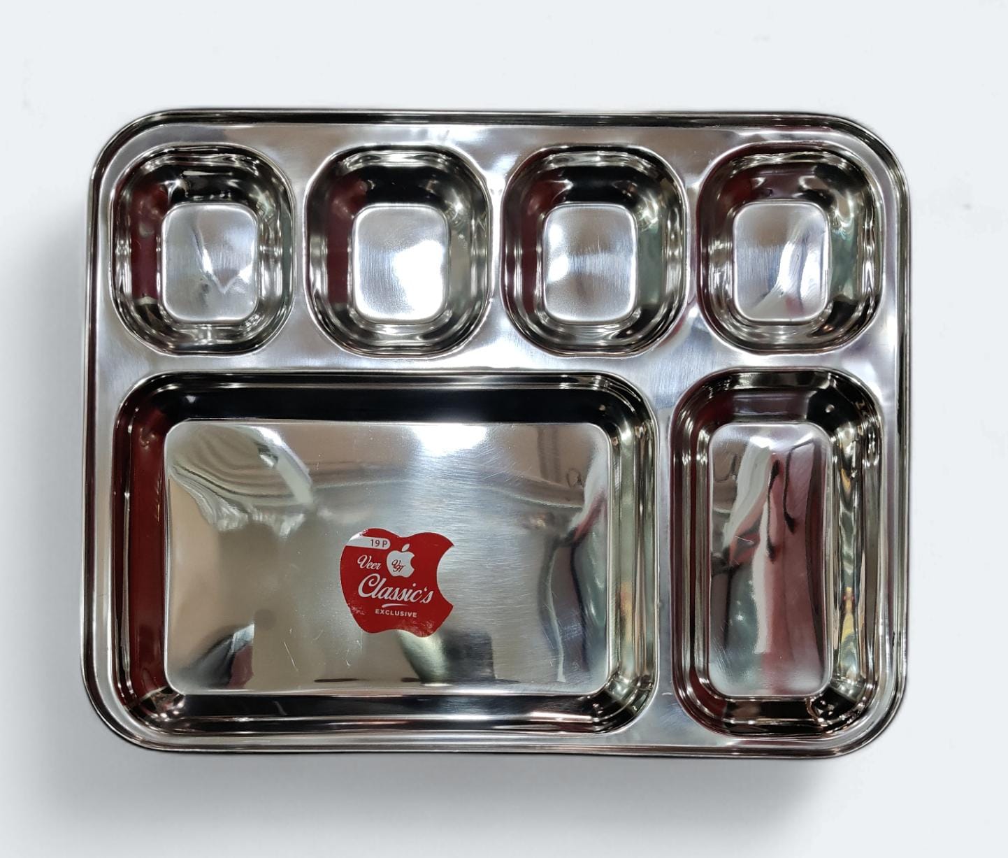 Stainless Steel Veer Classics Khand Thali