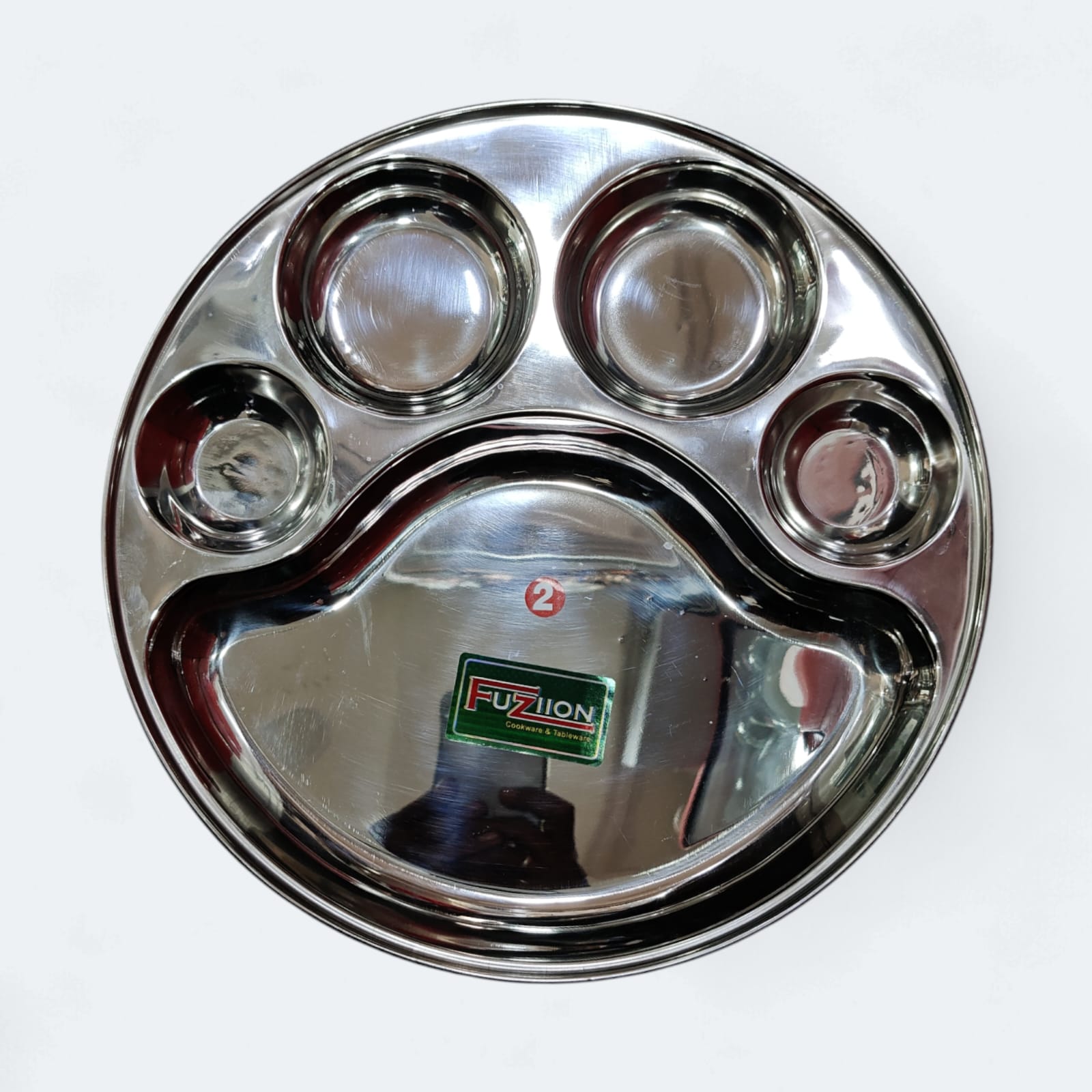 Fuziion Stainless Steel Round Thali