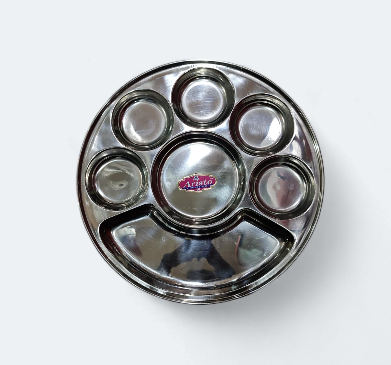 Aristo Stainless Steel Round Khand Thali