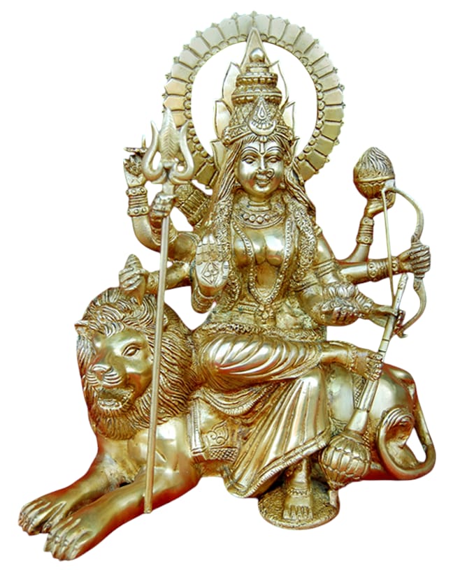 Brass Durga Mata Idol Height - 30 Cm