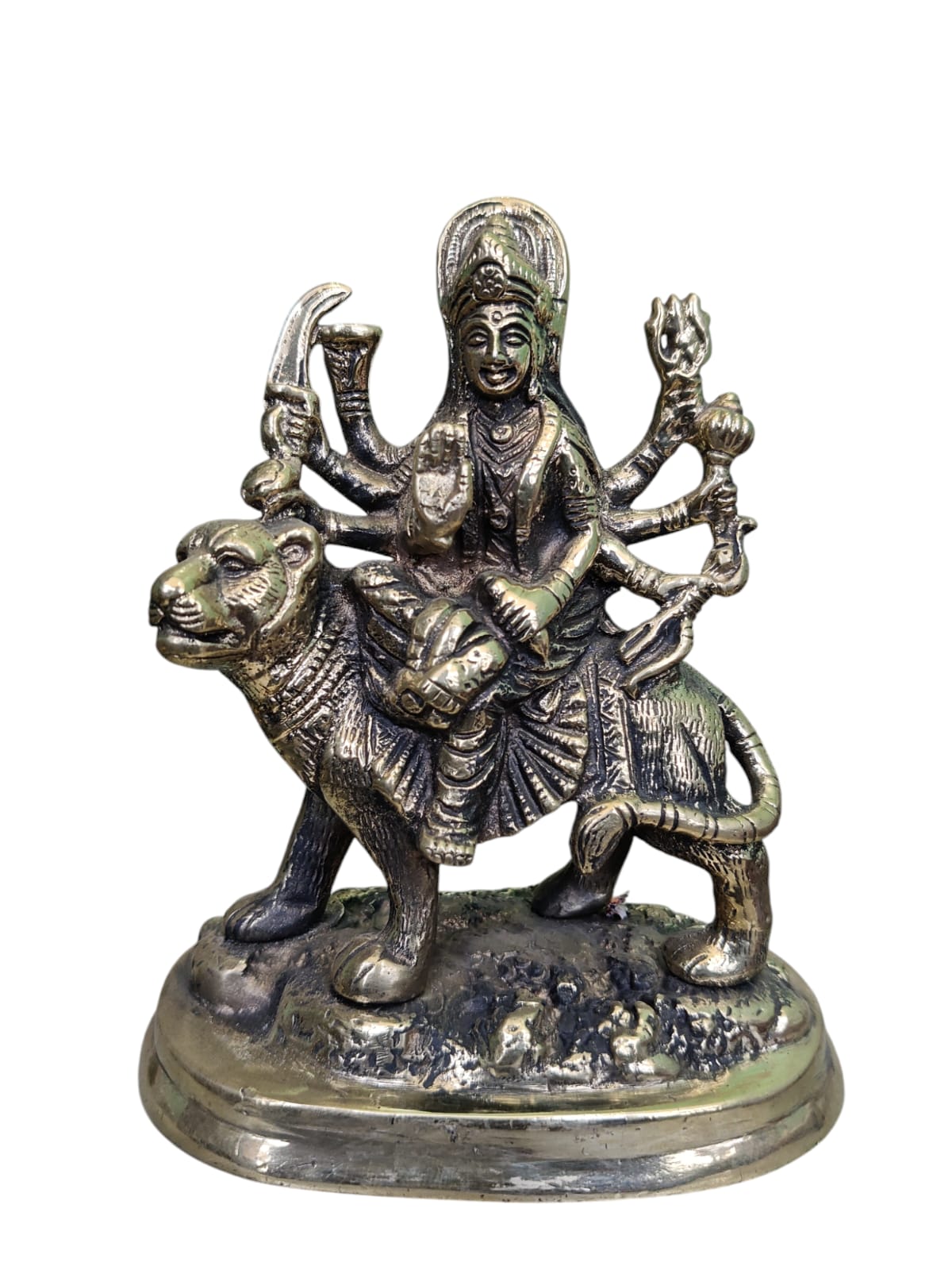 Brass Durga Mata Idol Height 15 Cm