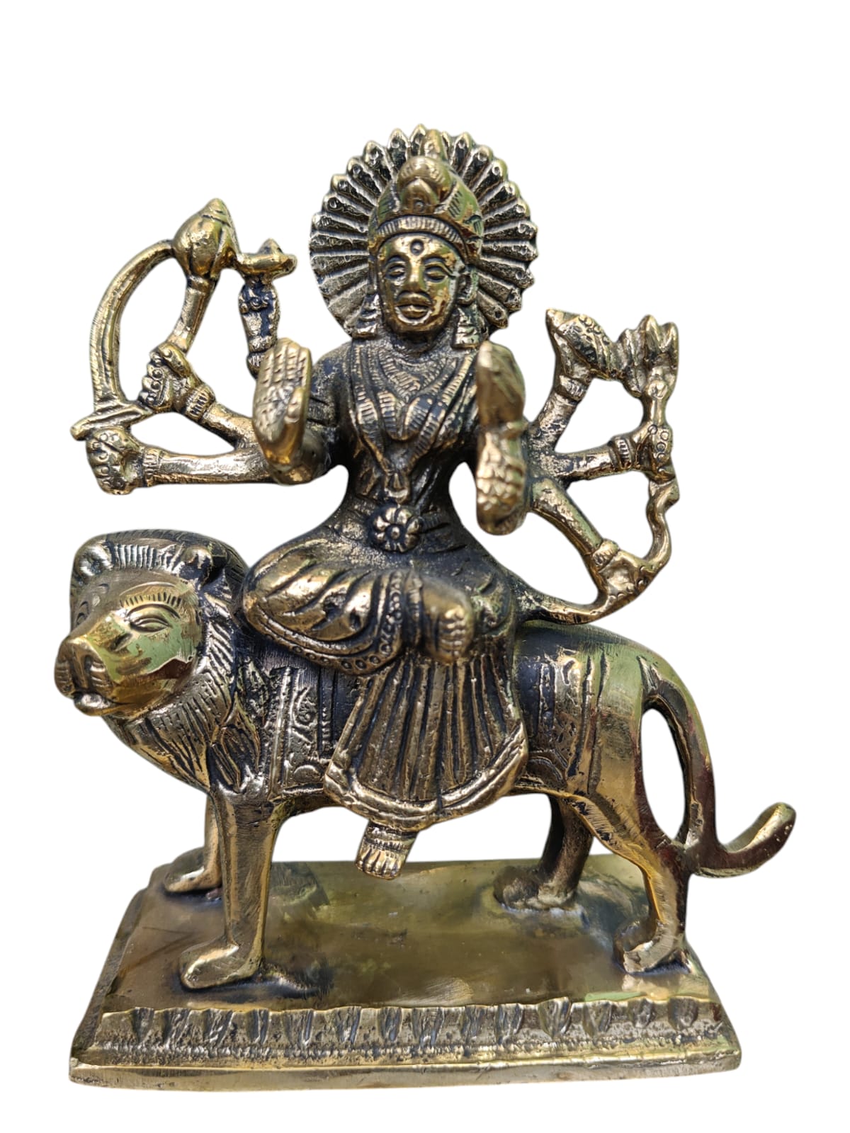 Brass Durga Mata Idol Height 15 Cm