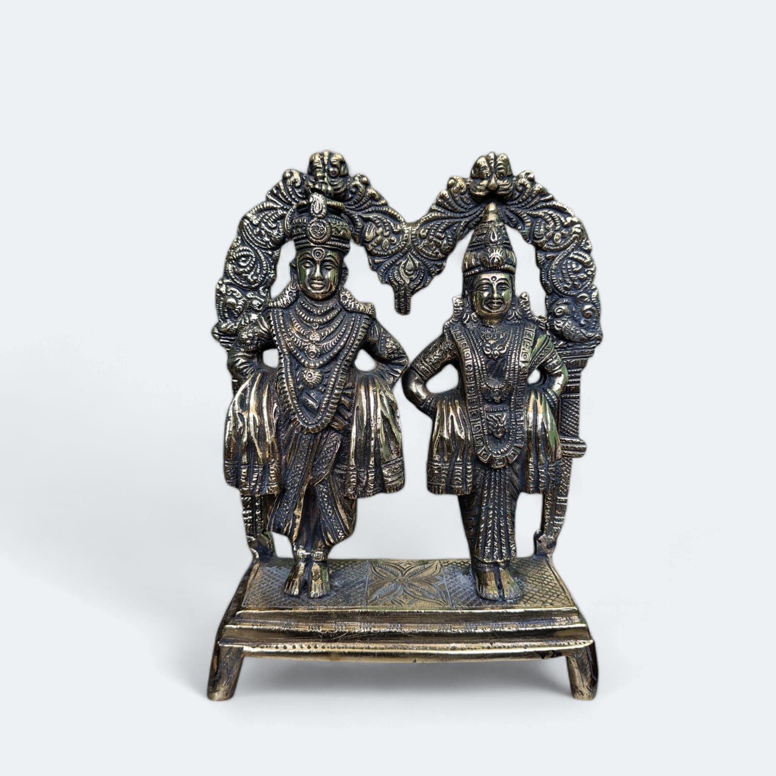 Lakshmi Narayan Idol Brass 23 Cm