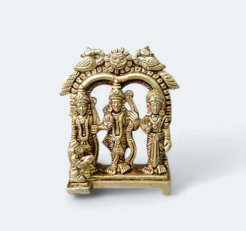 Brass Ram Darbar Idol Height 9 Cm